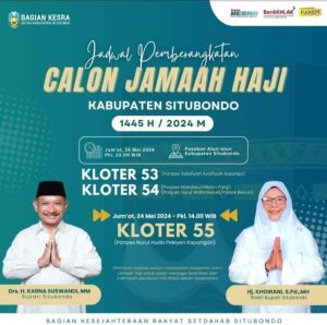 Jadwal Pemberangkatan Calon Jamaah Haji Kabupaten Situbondo Telah Diumumkan Oleh Pemerintah Daerah