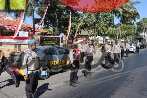 Polisi Patroli ke Kantor KPU dan Bawaslu Situbondo, Pastikan Tahapan Pilkada Berjalan Lancar