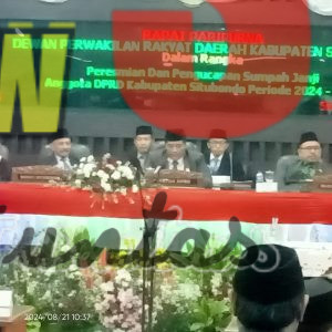 Rapat Paripurna DPRD Situbondo Kukuhkan Anggota Baru Periode 2024-2029