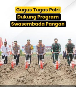 Gugus Tugas Polri Resmi Diluncurkan Langkah Strategis Mendukung Ketahanan Pangan Nasional