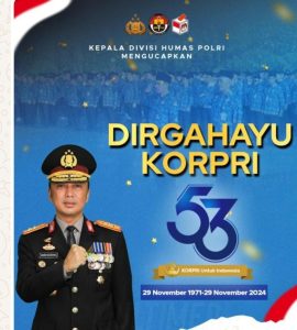 Dirgahayu ke-53 Korpri Irjen Pol. Dr. Sandi Nugroho Serukan Semangat Korpri Untuk Indonesia