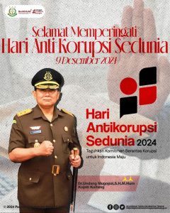 Hari Antikorupsi Sedunia 2024 Teguhkan Komitmen Bersama Berantas Korupsi untuk Indonesia Maju